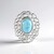 Ciondolo in argento con Larimar (MONOSONO COLLECTION)