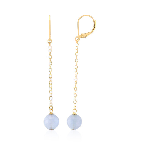 Aquamarine Silver Earrings