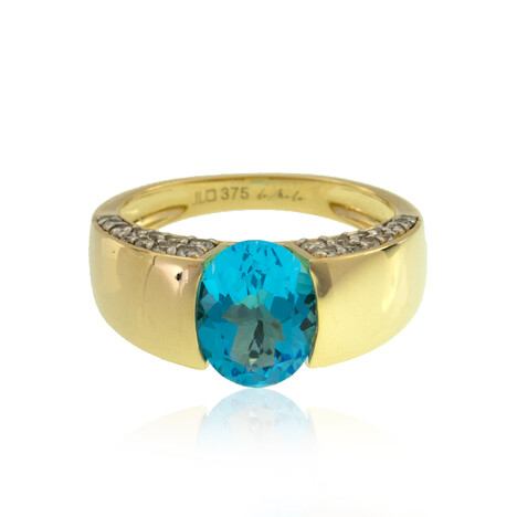 Bague en or et Topaze de Marambaia (de Melo)