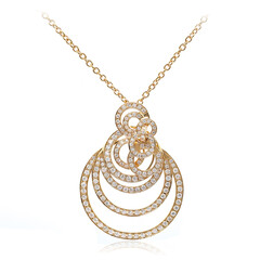 Gouden halsketting met SI1 (H) Diamanten (Nara Jewelry)