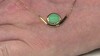 Zilveren halsketting met een chrysopraas (KM by Juwelo)