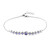 Bracelet en argent et Tanzanite