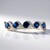 Anello in oro con Zaffiro Ceylon Blu