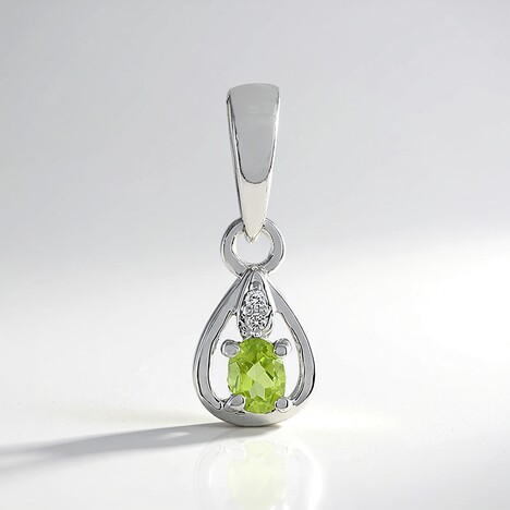 Ciondolo in argento con Peridoto