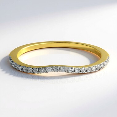 Anello in oro con Diamante SI1 (G) (Annette)
