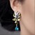 Kolczyki ze srebra - Topaz Paraiba (Gems en Vogue)