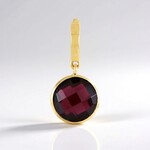Ciondolo in argento con Rodolite Lampone
