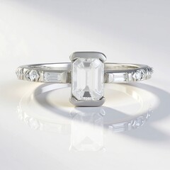 Anello in argento con Zircone (Adela Silber)