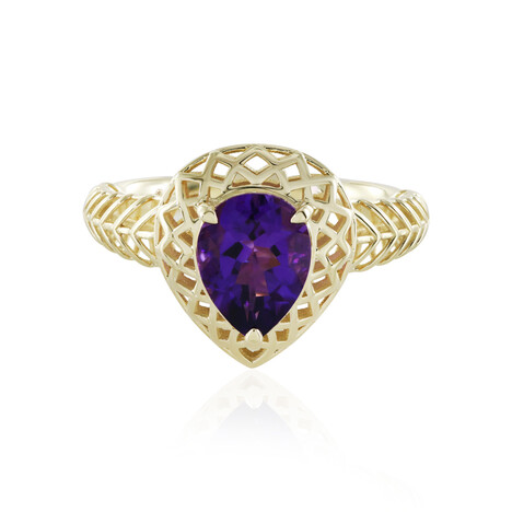 Uruguay-Amethyst-Goldring (Ornaments by de Melo)