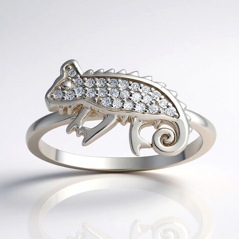Anello in argento con Zircone
