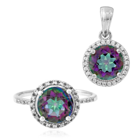 Mystik-Quarz-Silberset