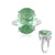 Anello in argento con Fluorite Verde