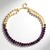 Collana in argento con Ametista Zambiana