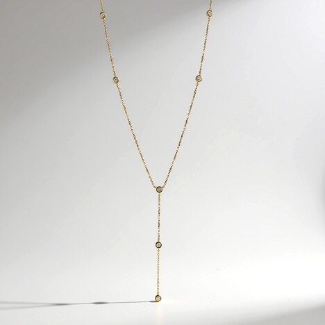 Collana in oro con Diamante Flawless (G)
