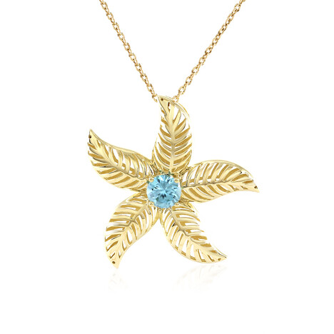 9K Ratanakiri Zircon Gold Necklace (Ornaments by de Melo)