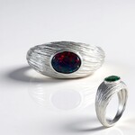 Anello in argento con Opale Mezezo (SAELOCANA)