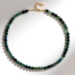 Collana in argento con Agata Muschiata