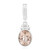 Pendentif en argent et Morganite du Brésil