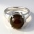 Bague en argent et Scapolite œil-de-chat