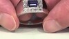 Anillo en plata con Iolita