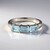 Anello in argento con Topazio Blu Cielo