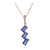 Collana in oro con Tanzanite AAA (CIRARI)