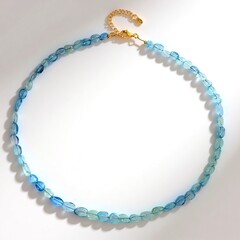 Aquamarine Silver Necklace