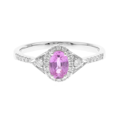Anillo en oro con Zafiro rosado (CIRARI)