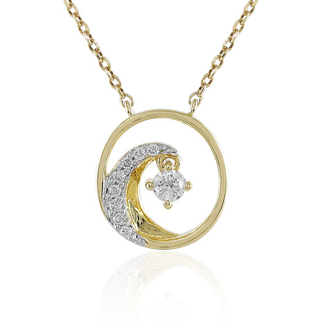 Lupenreiner (F) Brillant-Goldcollier (LUCENT DIAMONDS)