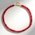 Collier en argent et Quartz rouge