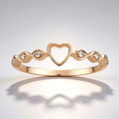Anello in oro con Diamante Rose de France SI1 di Argyle