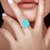 Anillo en plata con Turquesa bella durmiente (Faszination Türkis)