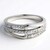 Bague en argent et Saphir blanc