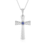 AAA Tanzanite Silver Necklace (Ornaments by de Melo)