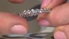 Zilveren ring met witte topaasstenen