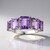 Bague en argent et Améthyste