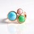 Anello in argento con Larimar (KM by Juwelo)