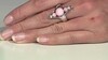 Zilveren ring met een roze opaal (de Melo Essence)
