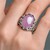 Bague en argent et Kunzite (Annette classic)