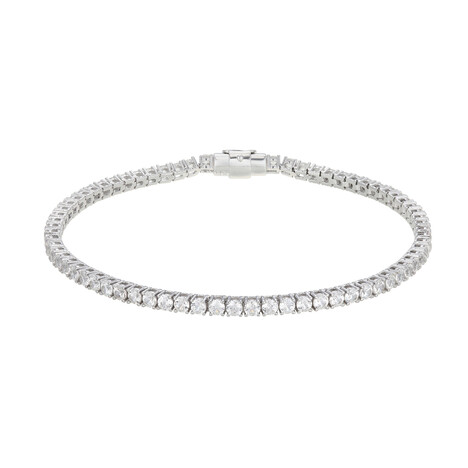 Zircon Silver Bracelet (Adela Silber)