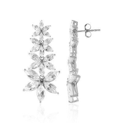 Boucles d'oreilles en argent et Zircon (de Melo)
