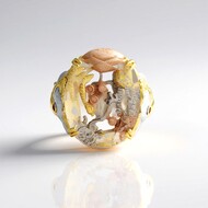 Anello in argento con Quarzo Bianco (Gems en Vogue)