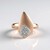 Bague en argent et Zircon (MONOSONO COLLECTION)