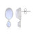 Blauer Mondstein-Silberohrringe (KM by Juwelo)