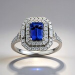 Anello in oro con Tanzanite AAA (CIRARI)