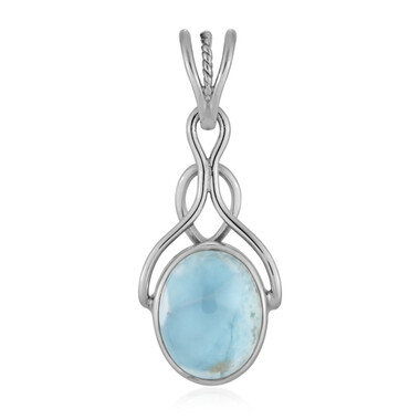 Larimar-Silberanhänger