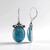 Orecchini in argento con Turchese Kingman (Desert Chic)