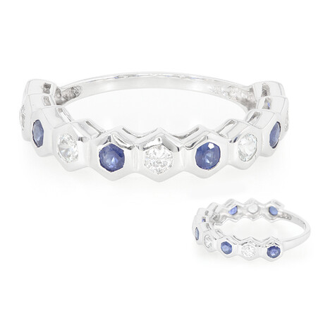 Kanchanaburi Sapphire Silver Ring