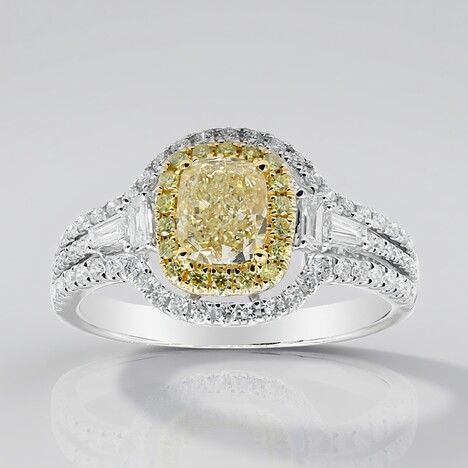 Anello in oro con Diamante Giallo SI2 (CIRARI)