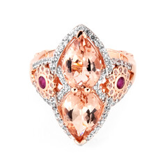 Morganit-Goldring (Dallas Prince Designs)